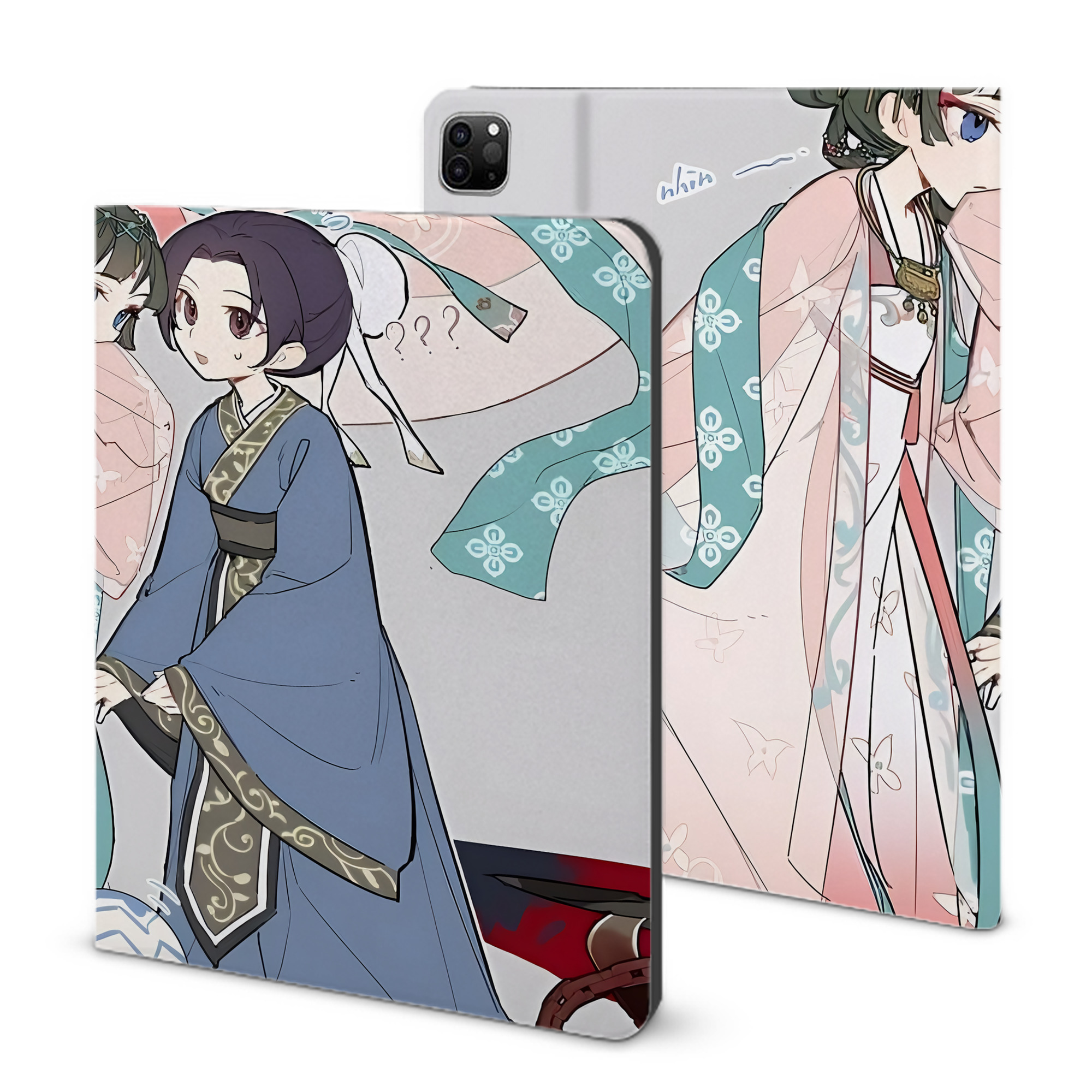 （画像用） 薬屋のひとりごと The Apothecary Diaries IPad ケース ブック型 PUレザー TPU 耐衝撃 軽量 薄型 ペン収納なし 全面保護 IPad 各モデル対応